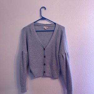Light blue knit sweater